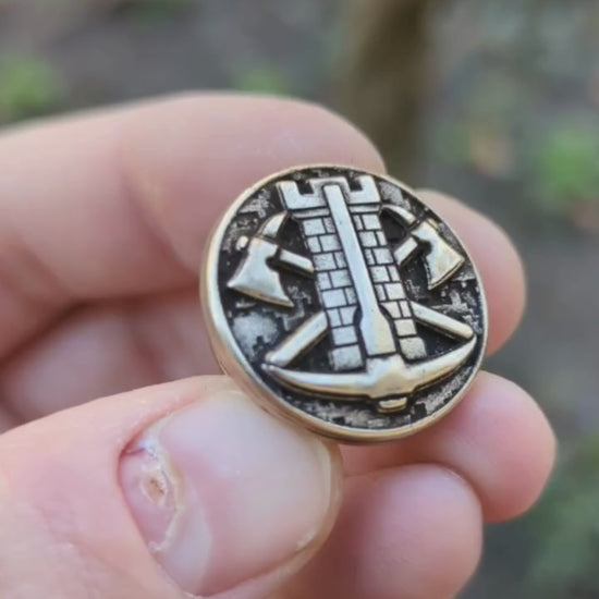 Engineering Corps paracord bead