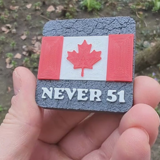 Canada Never 51 magnet