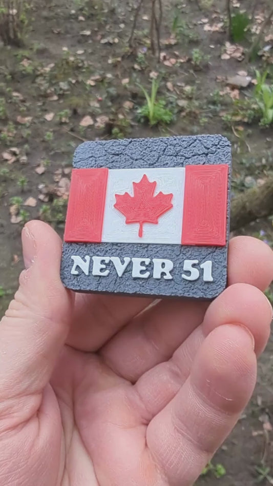 Canada Never 51 magnet