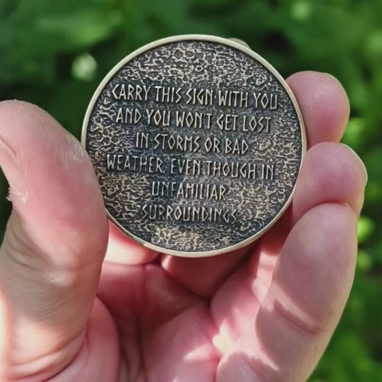 Vegvisir custom EDC coin