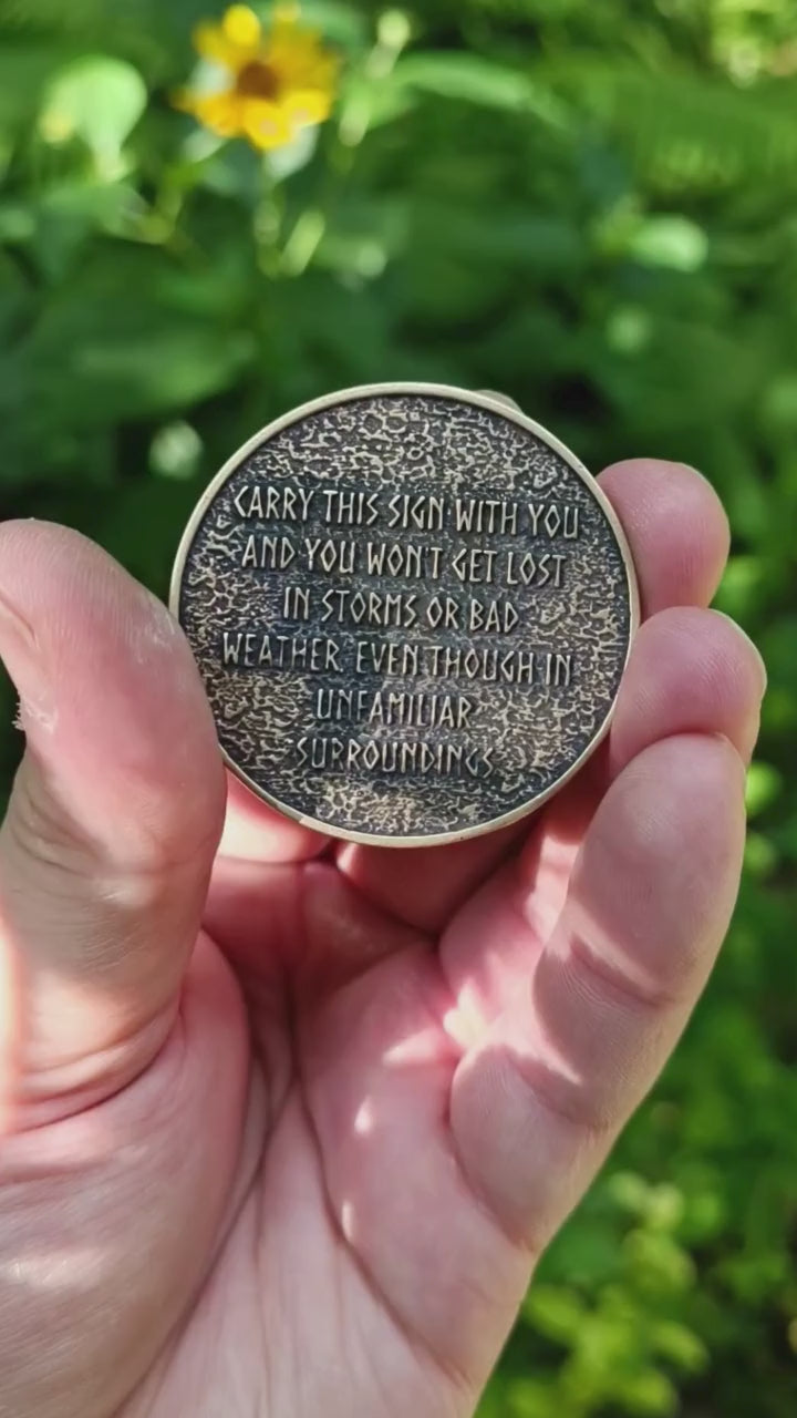 Vegvisir custom EDC coin