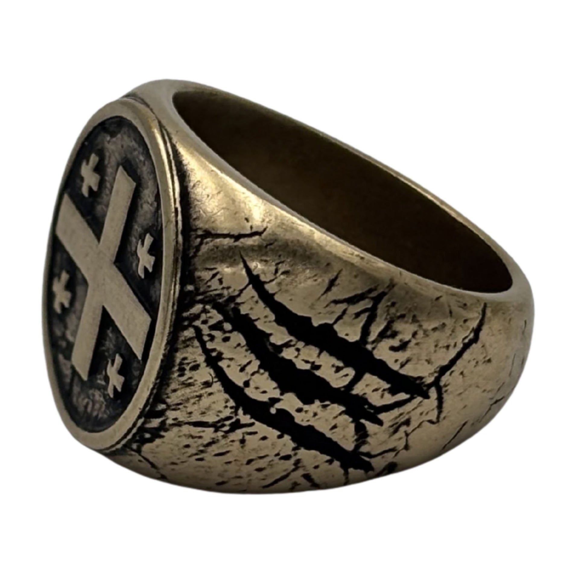 The Flag of Georgia (Sakartvelo) Ring