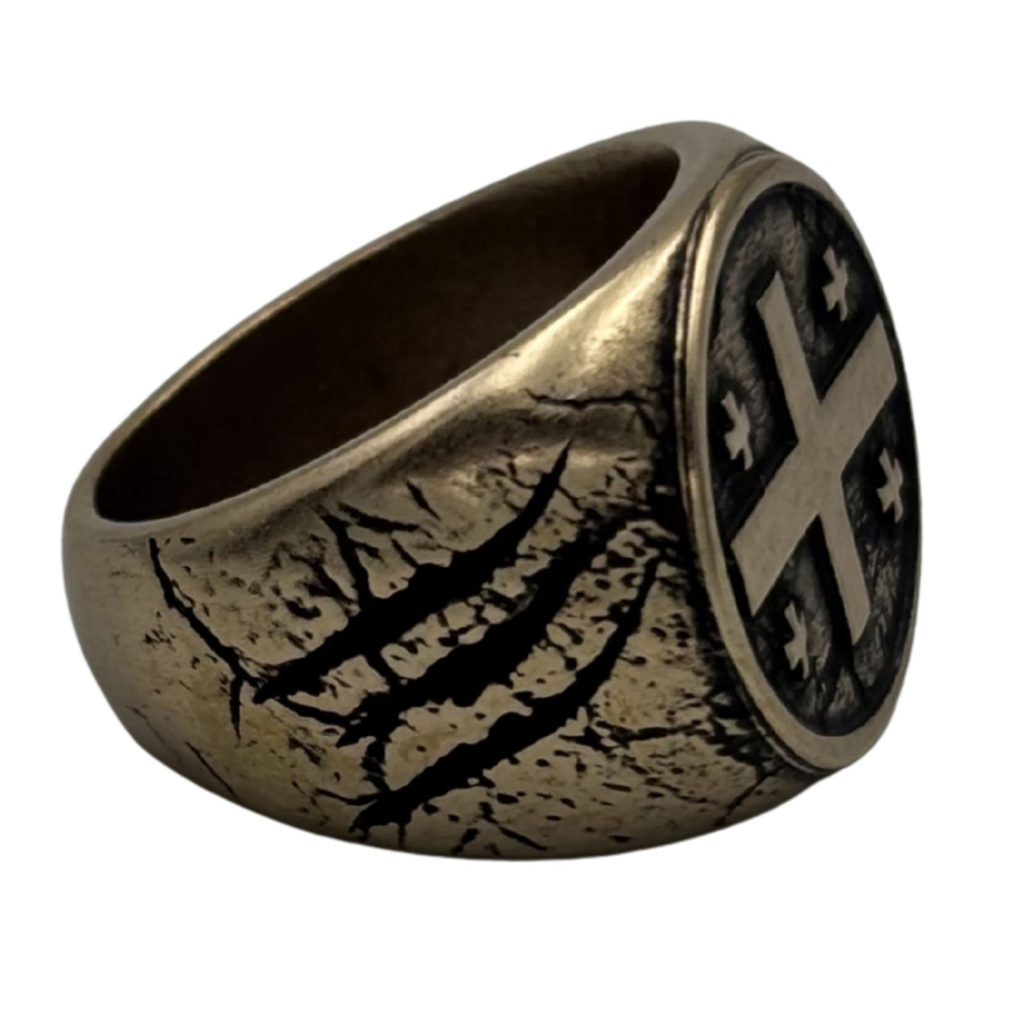 The Flag of Georgia (Sakartvelo) Ring