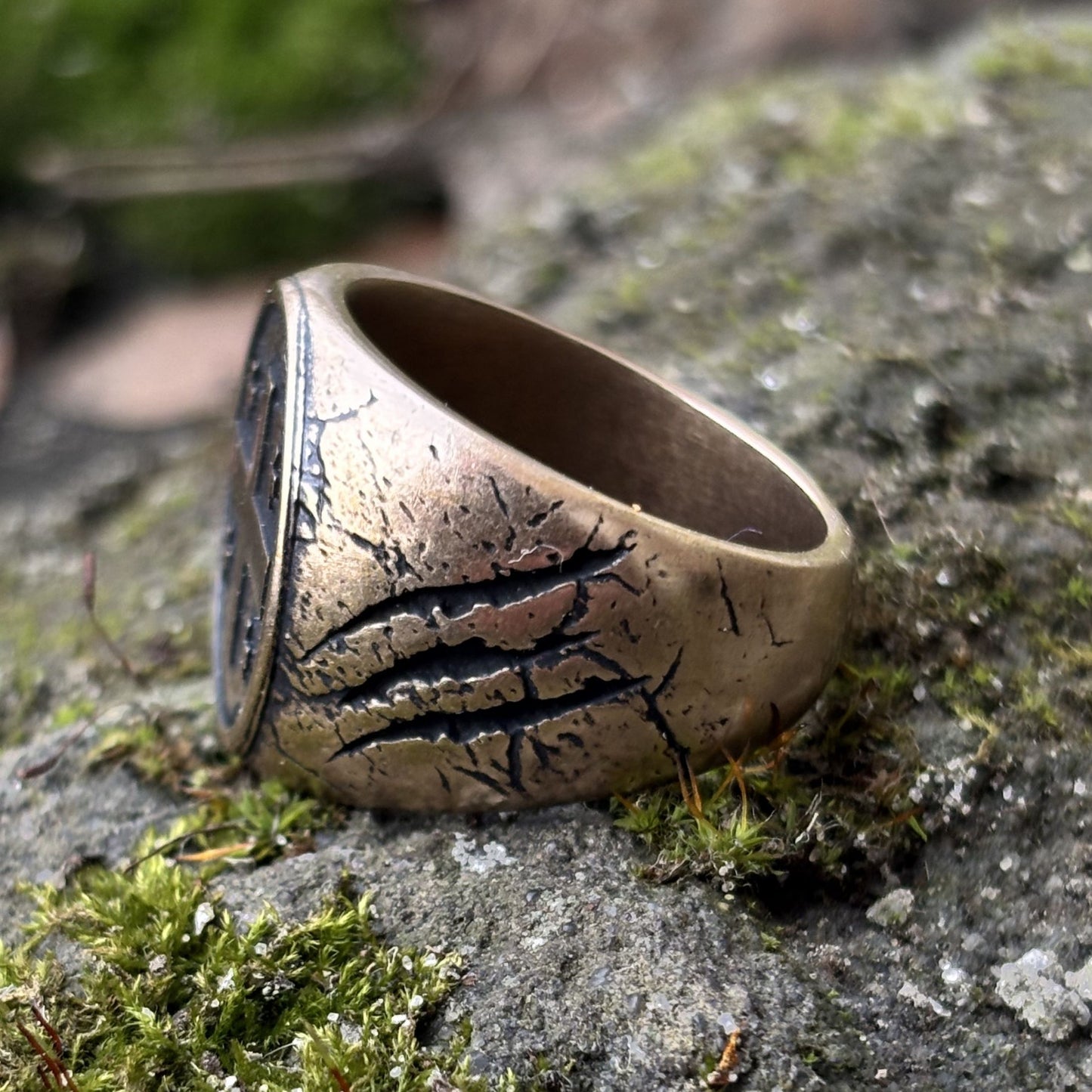 The Flag of Georgia (Sakartvelo) Ring