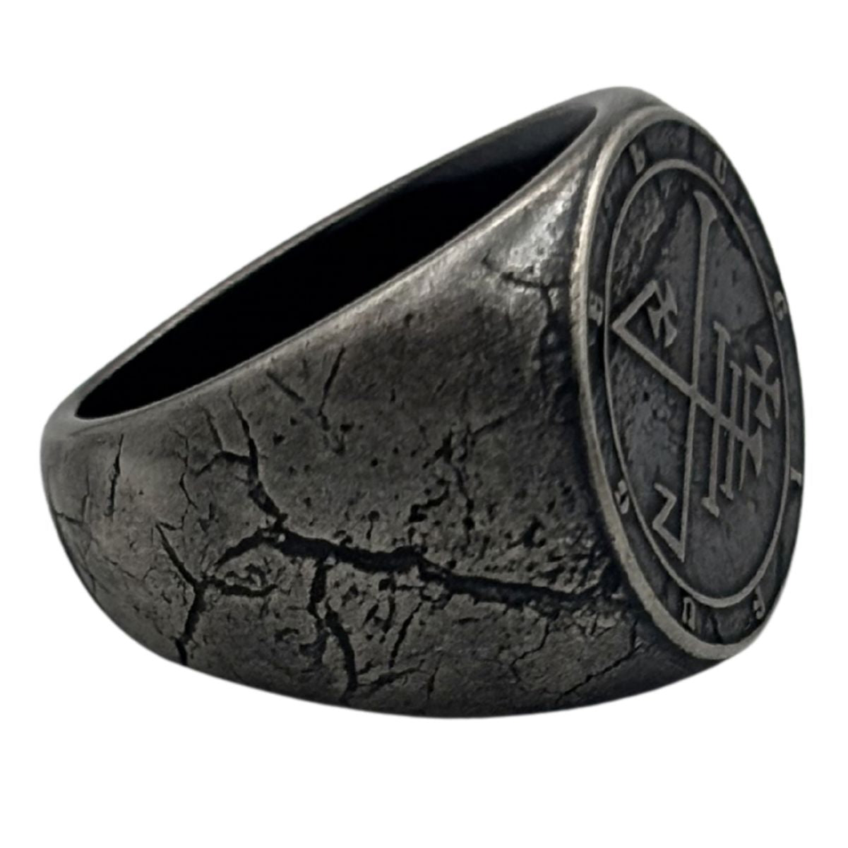 Lucifuge Sigil Ring 6 US Silver plating
