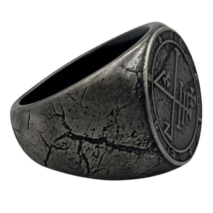 Lucifuge Sigil Ring 6 US Silver plating