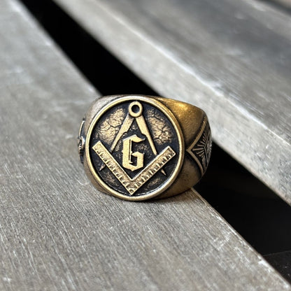 Masonic Eye Ring — Eye of Providence Symbol