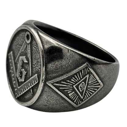 Masonic Eye Ring — Eye of Providence Symbol