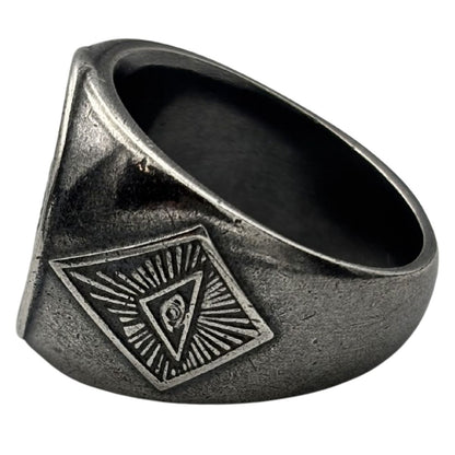 Masonic Eye Ring — Eye of Providence Symbol