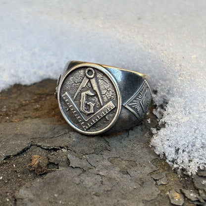 Masonic Eye Ring — Eye of Providence Symbol