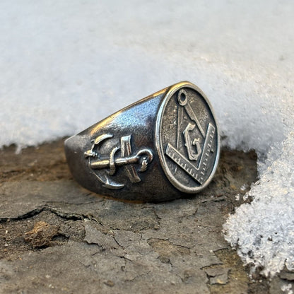 Masonic Eye Ring — Eye of Providence Symbol