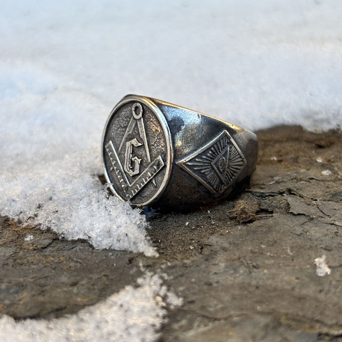 Masonic Eye Ring — Eye of Providence Symbol