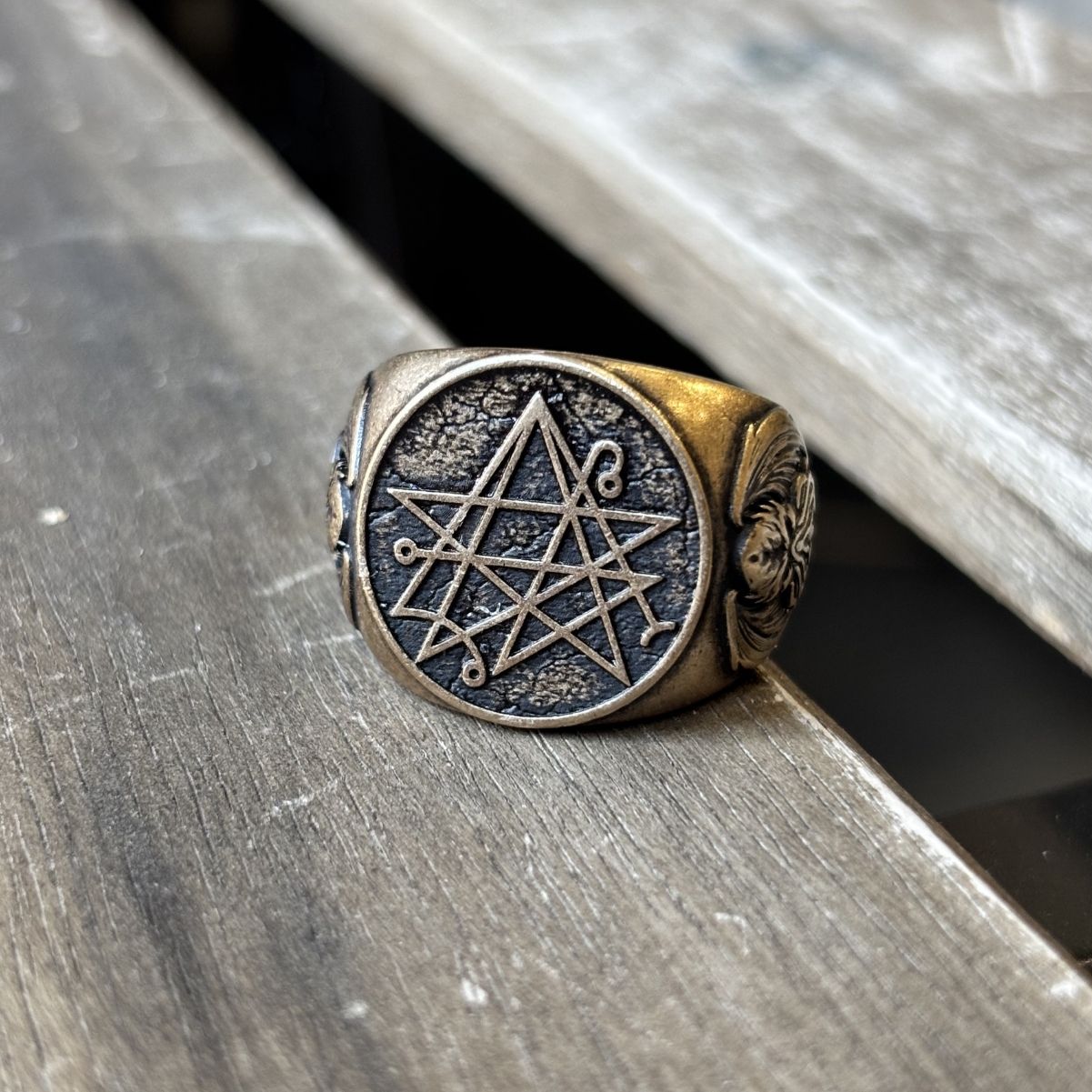 Necronomicon Occult Ring