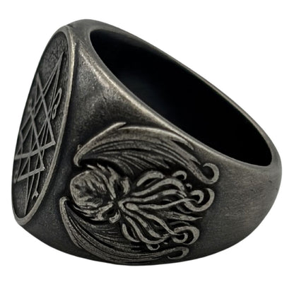 Necronomicon Occult Ring