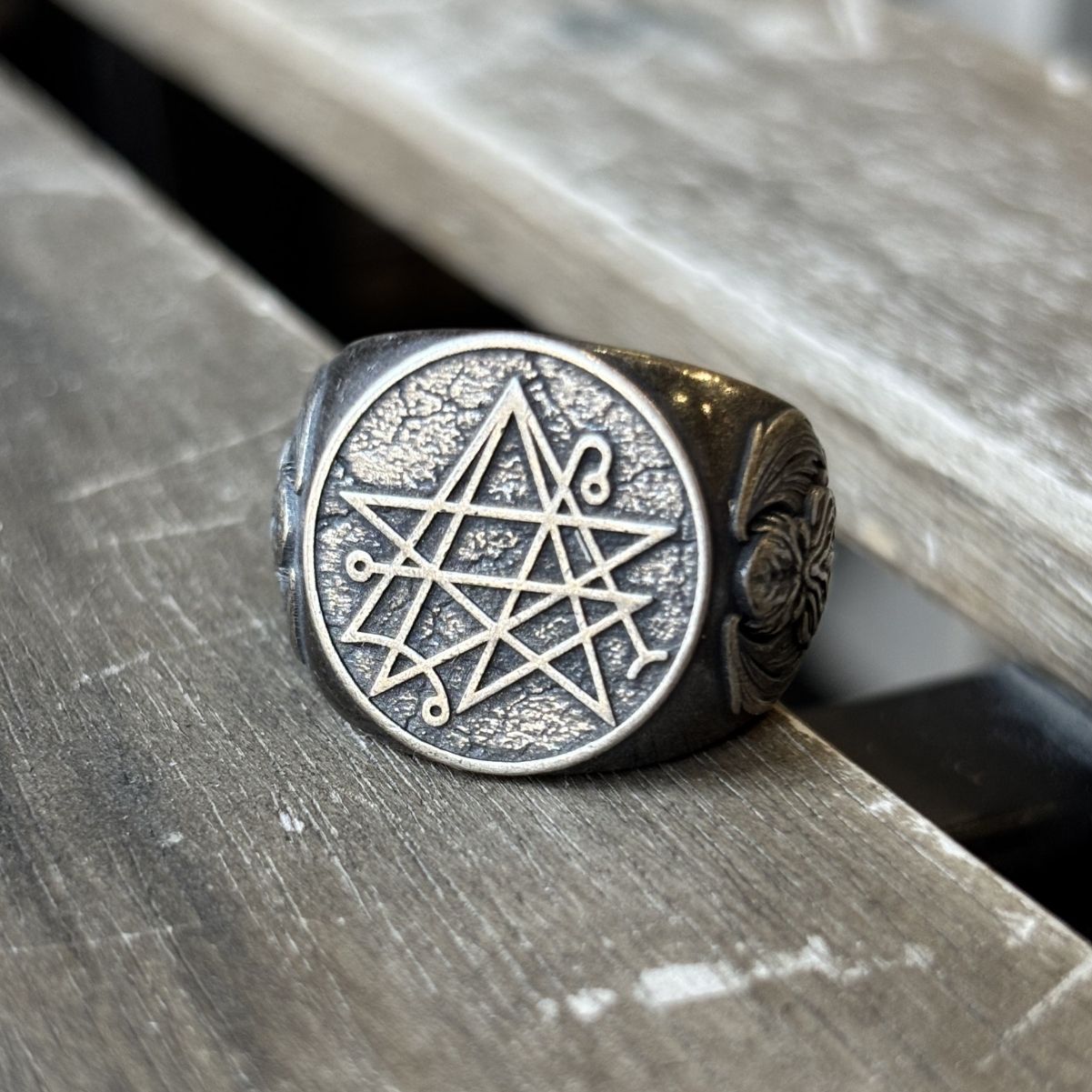 Necronomicon Occult Ring