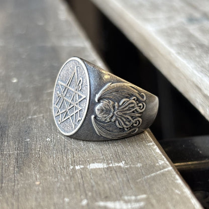 Necronomicon Occult Ring