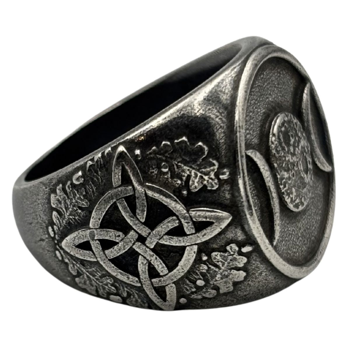 Triple Moon Ring — Goddess Symbol 6 US Silver plating