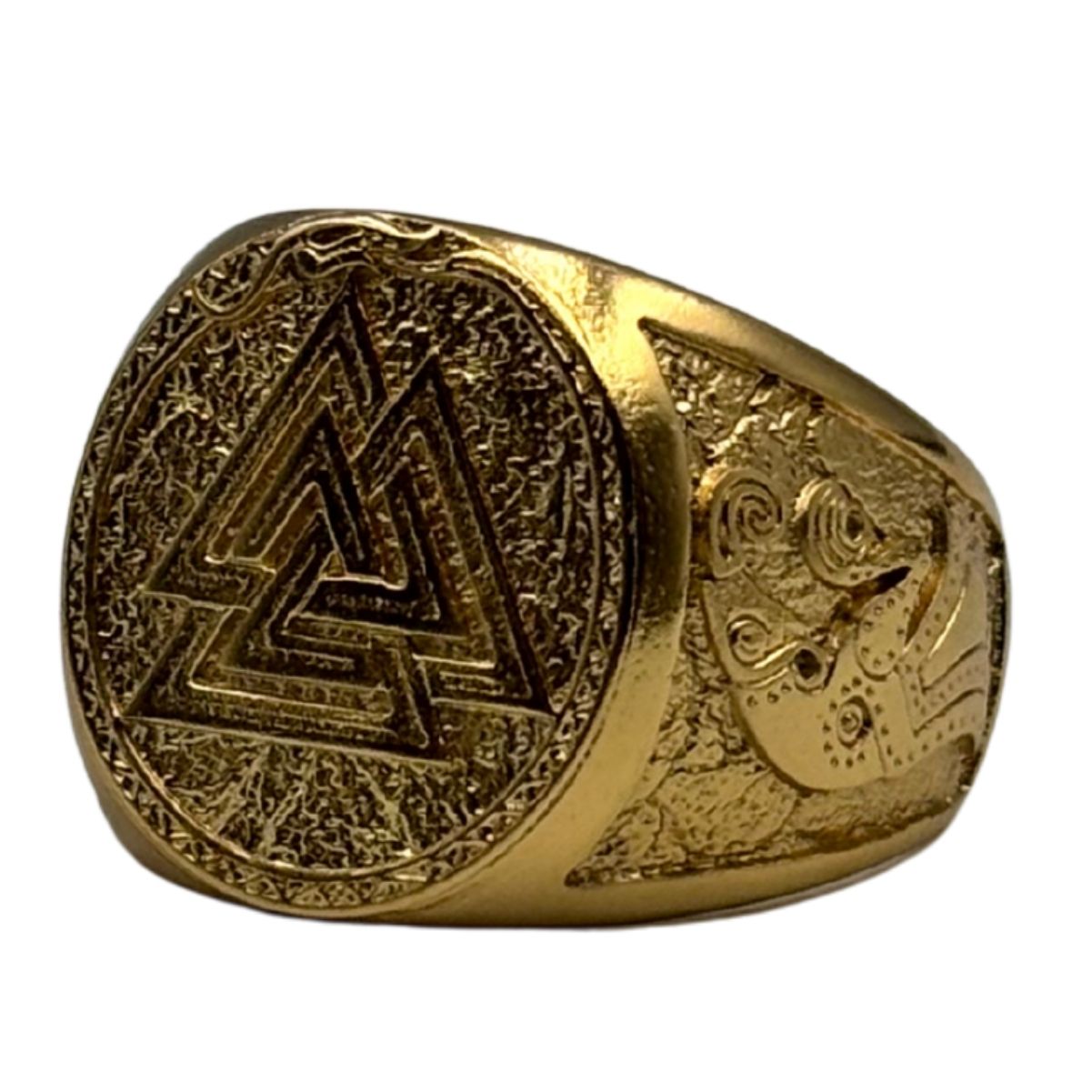 Valknut Symbol germanic raven ring