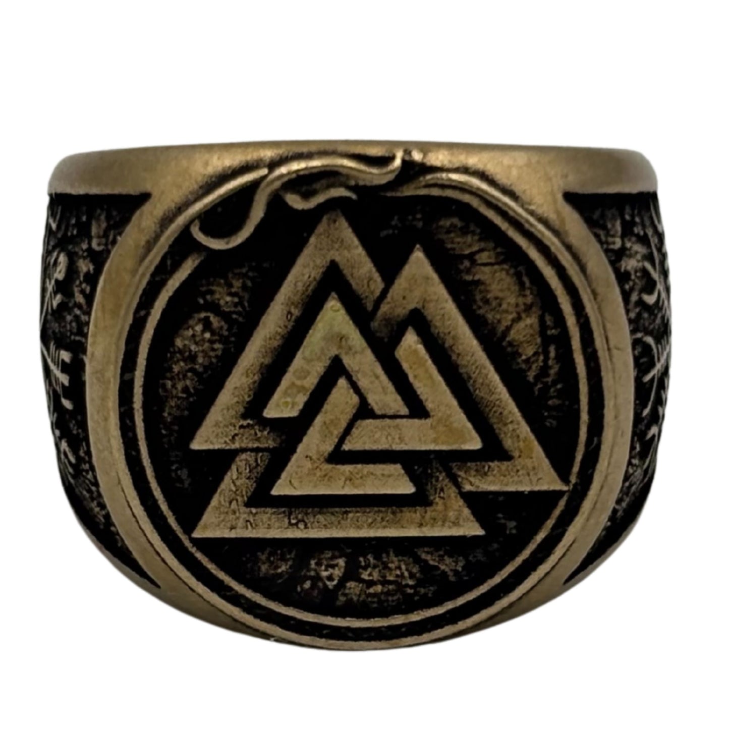 Valknut Aegishialmur and Vegvisir Ring