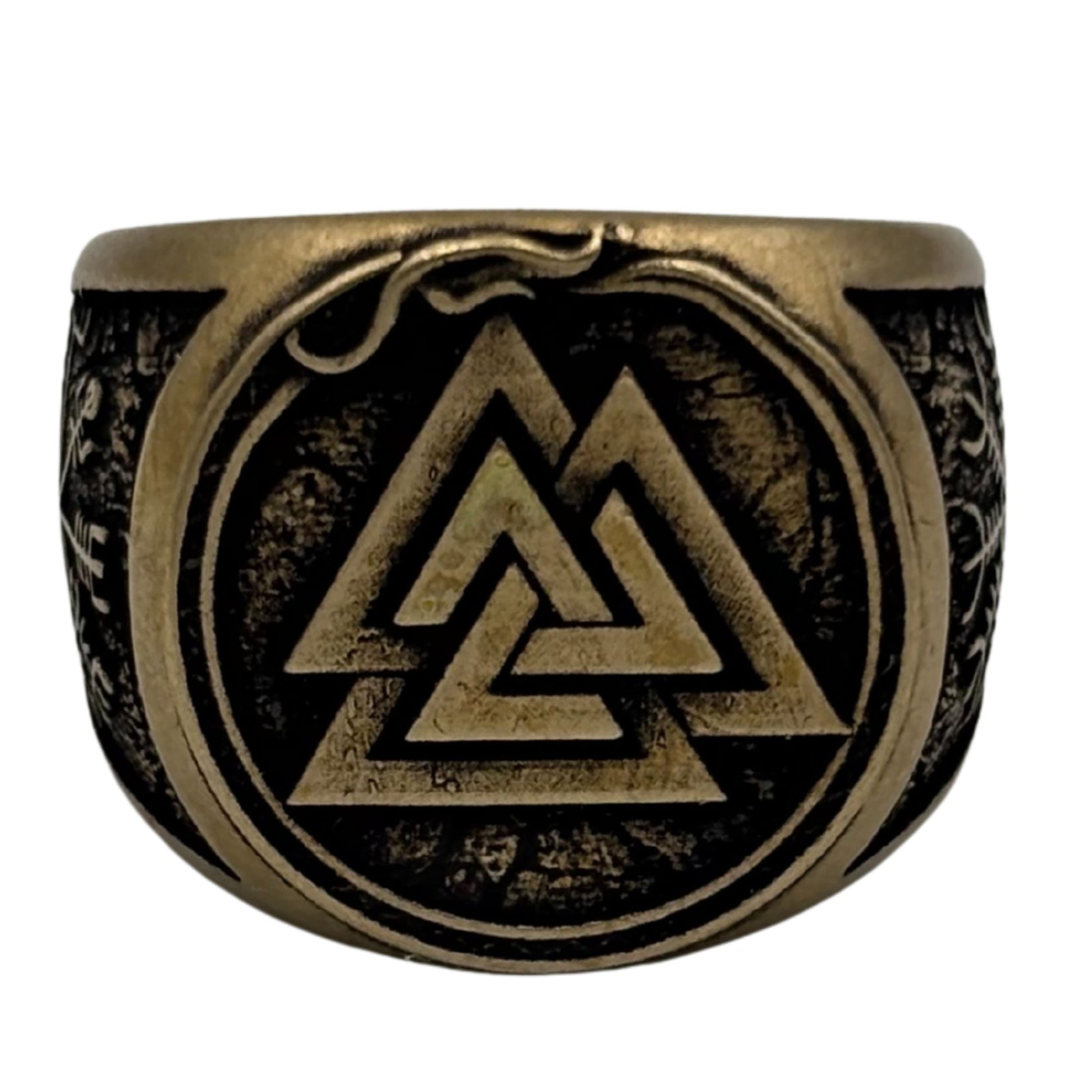 Valknut Aegishialmur and Vegvisir Ring