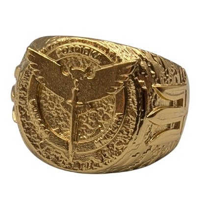 Military Intelligence ring 6 US Gold plating
