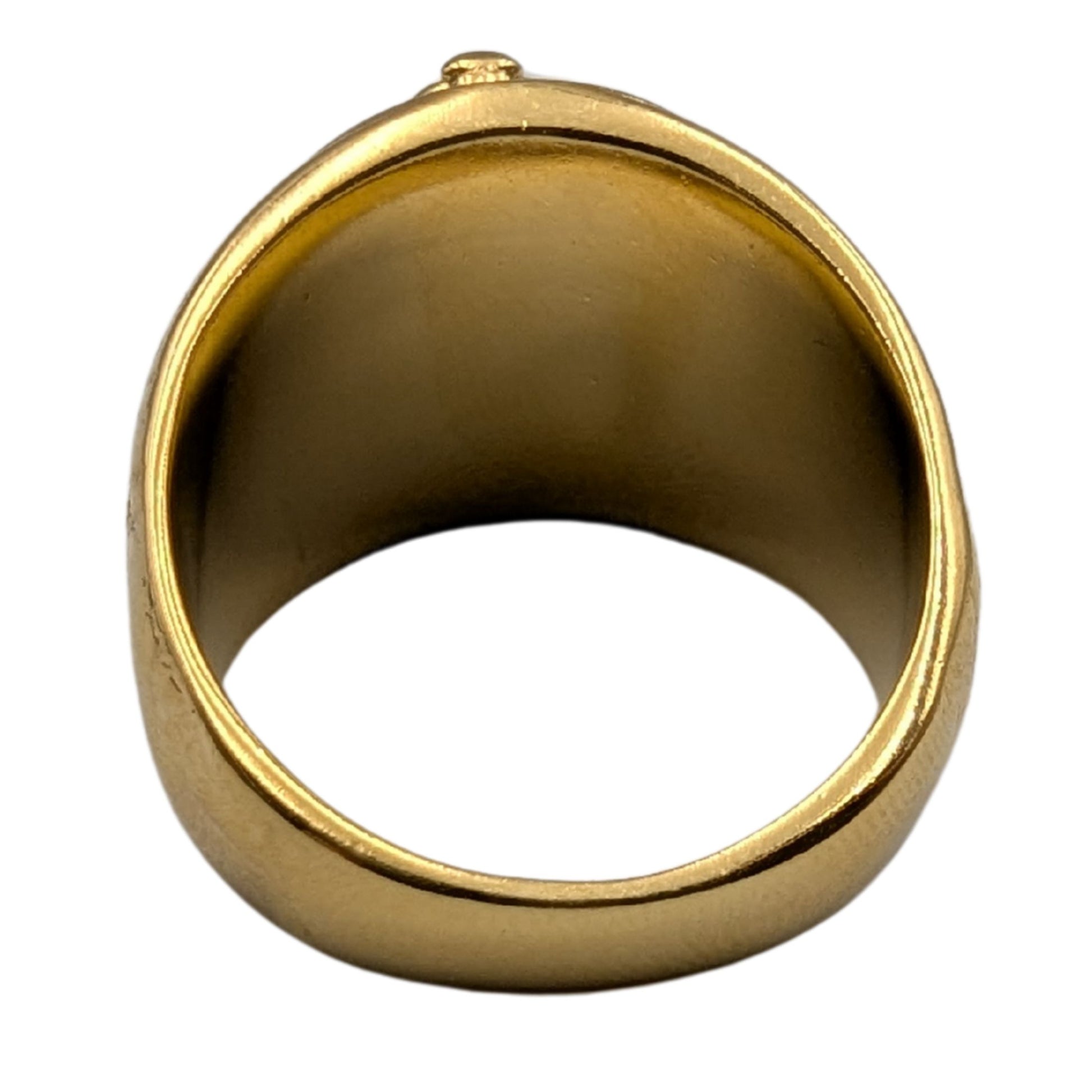 Lion signet ring