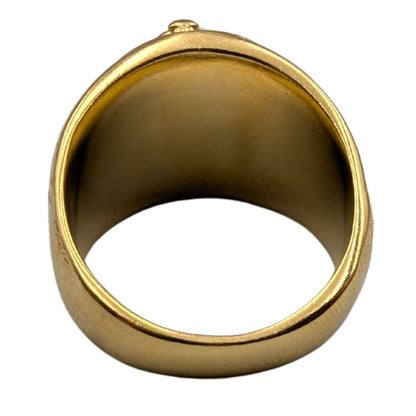 Lion signet ring