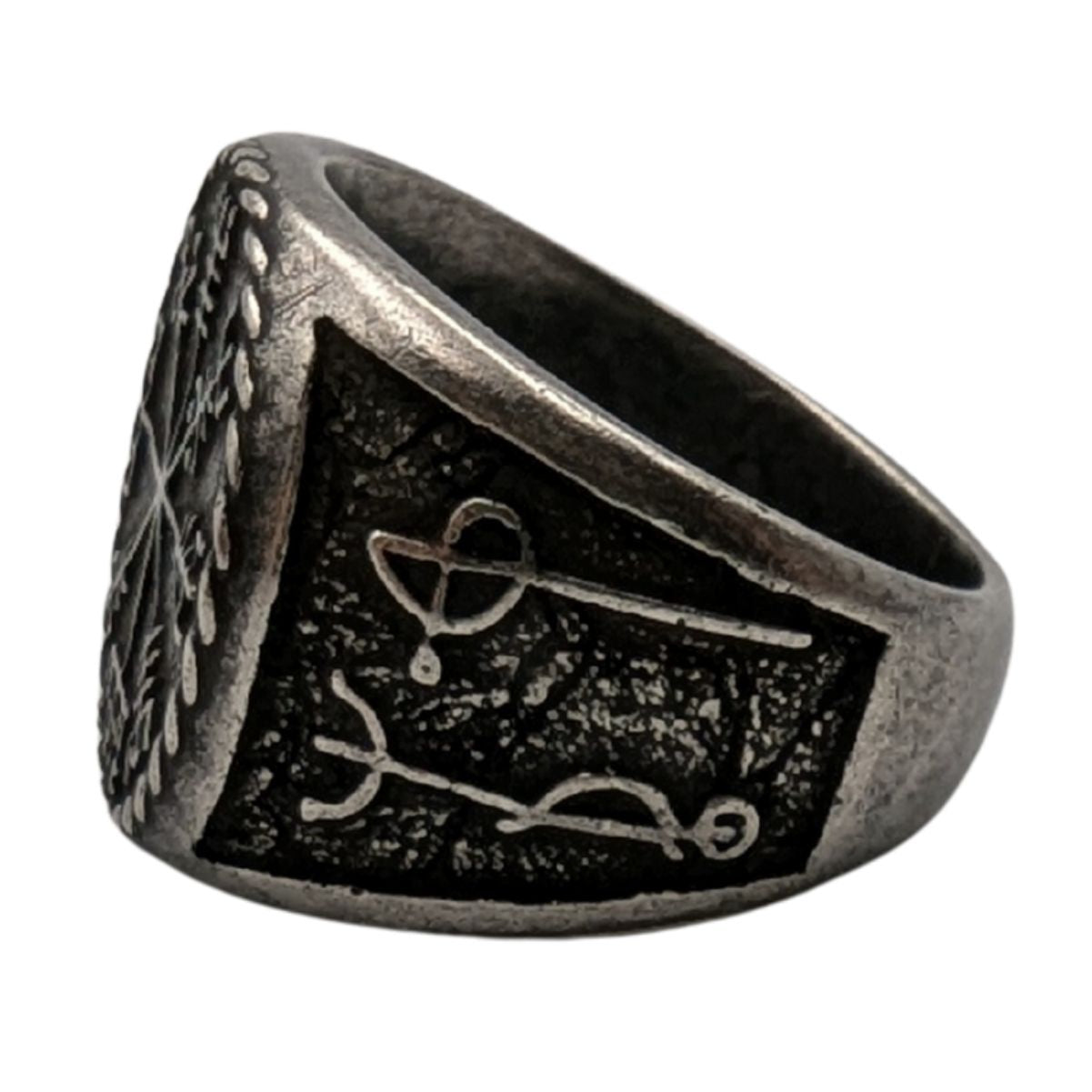 Draumstafir Ring with Vegvisir