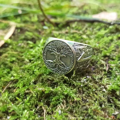 Yggdrasil tree of life ring