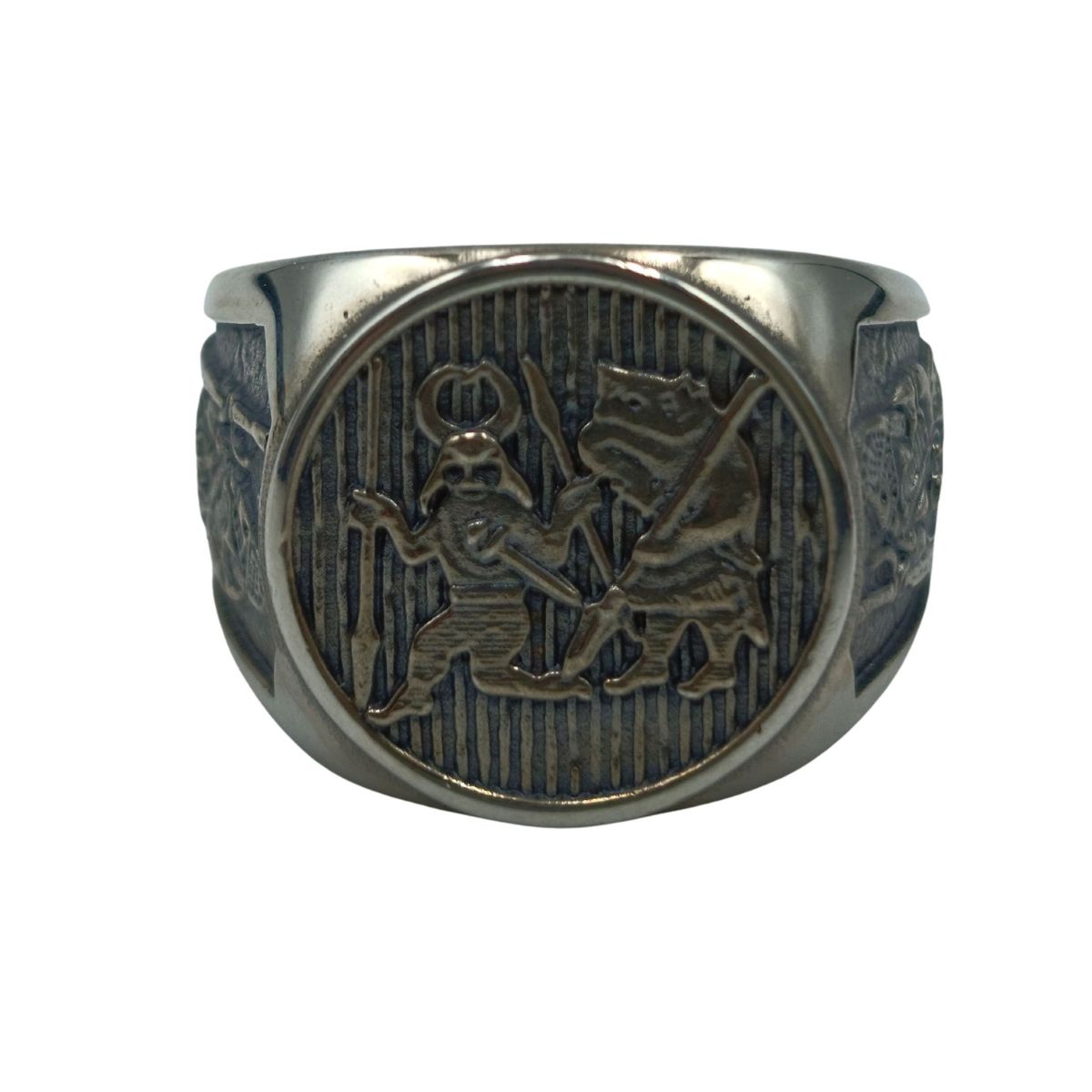Torslunda dancer silver ring