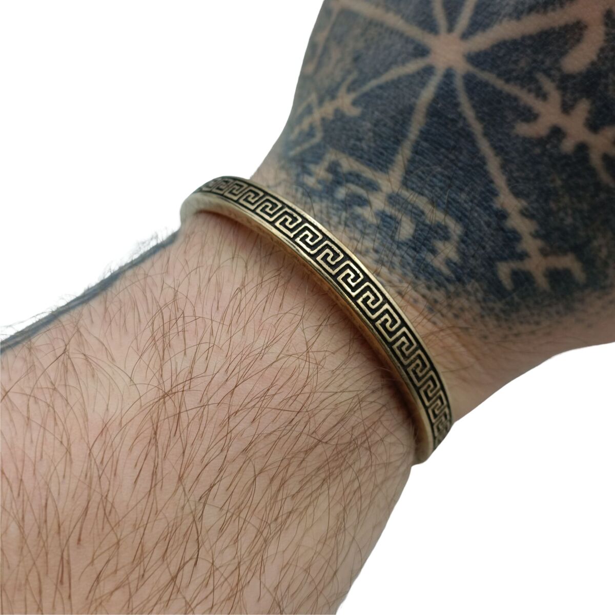 Greek cuff bracelet