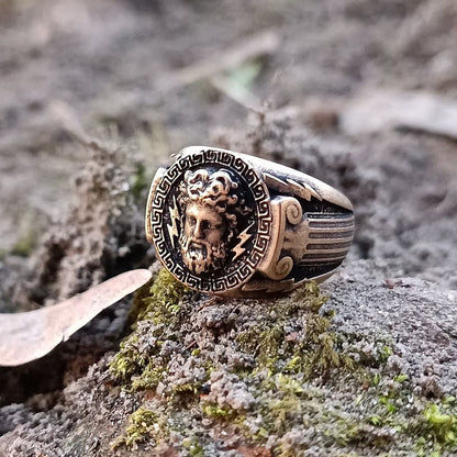 Zeus bronze ring