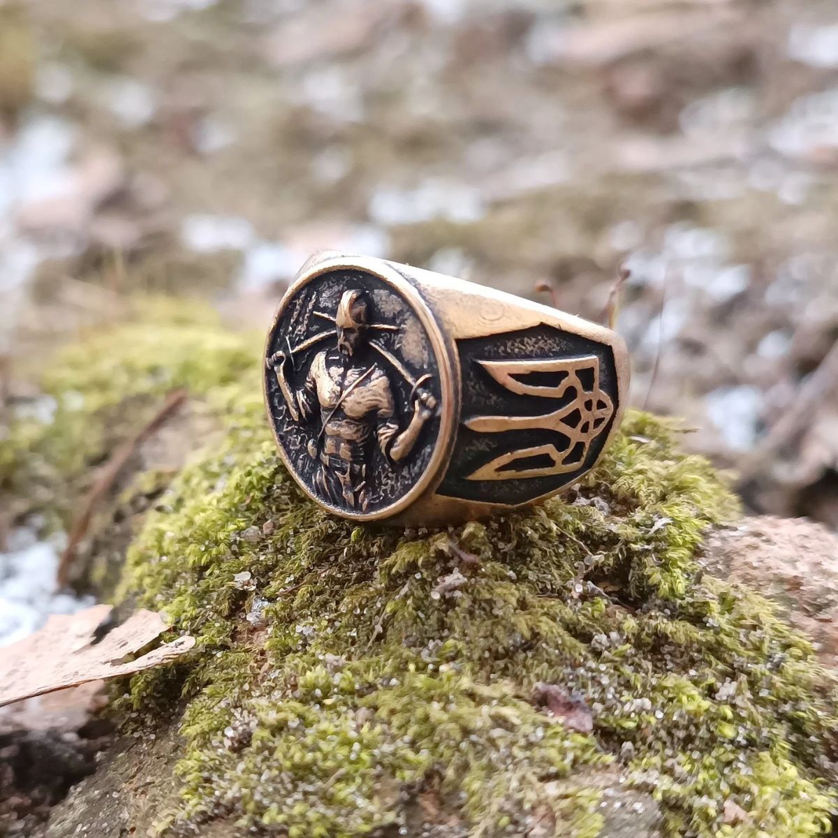 Celtic Weave Ring - Solid Bronze | Irish / Scottish / Viking Jewelry – Sons  of Vikings