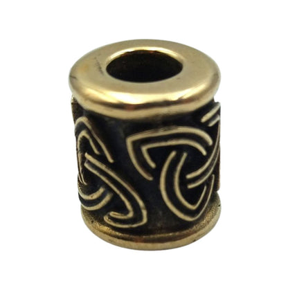 Celtic knot bronze bead