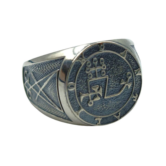 Dantalion sigil signet ring from silver