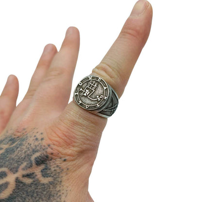 Dantalion sigil ring from bronze   