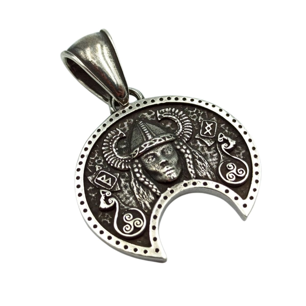 Goddesse Freya silver pendant   
