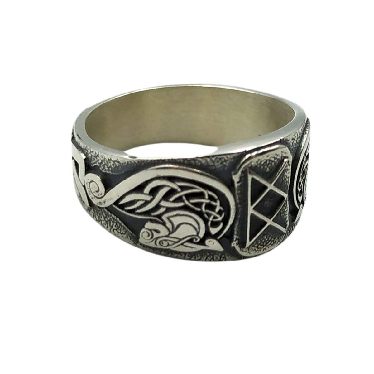 Norse Goddess Freya silver ring