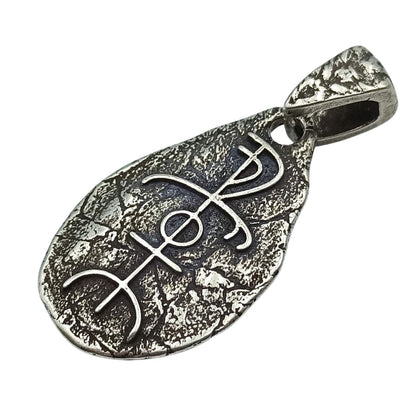 Freyr boar silver plated pendant