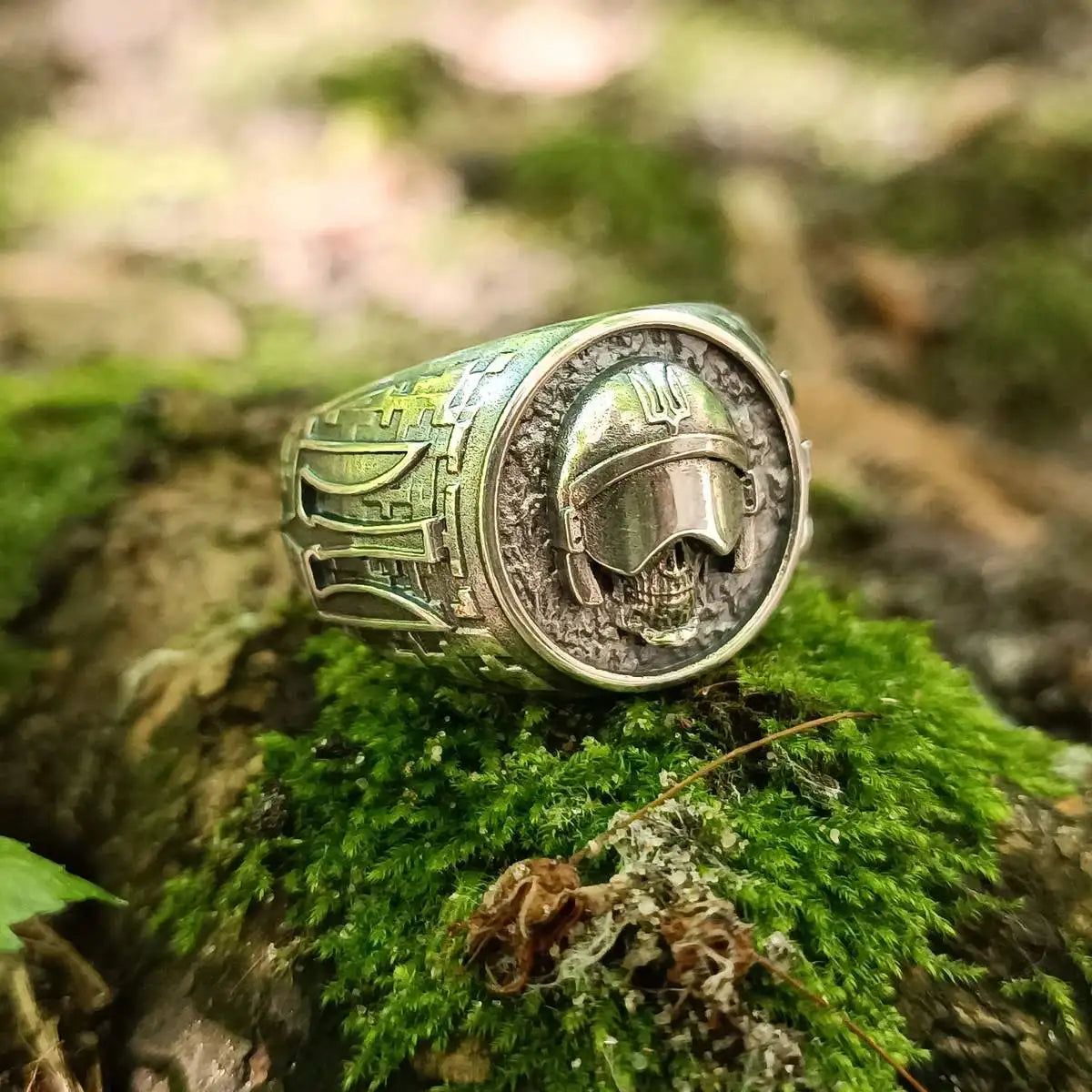 The Ghost of Kyiv silver ring