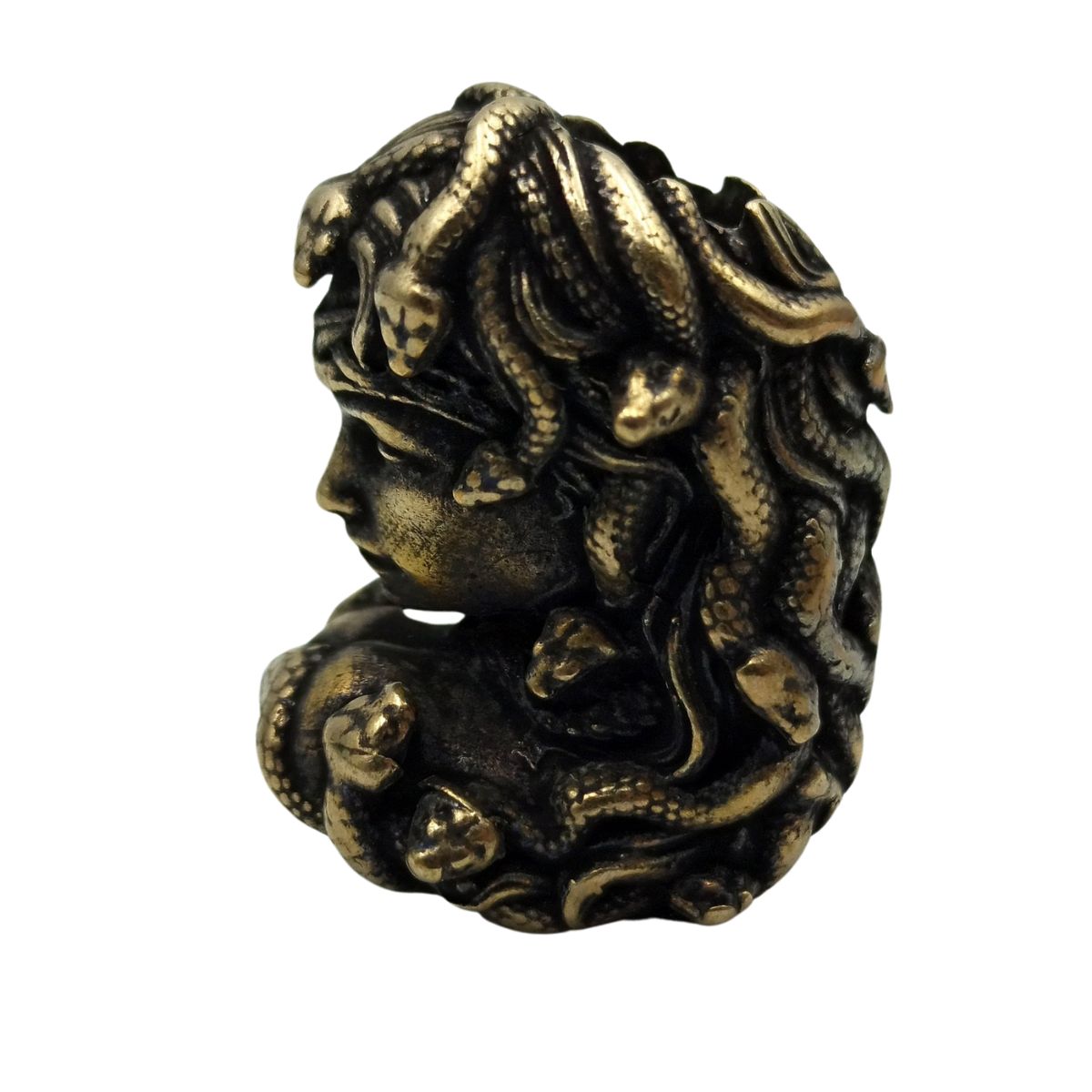 Medusa Gorgon paracord bead