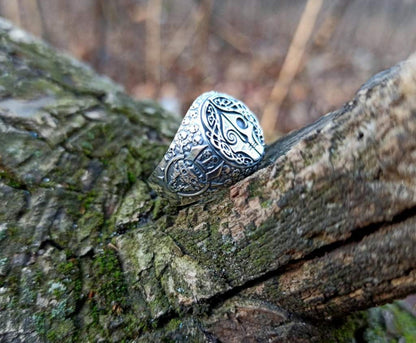 Hel Goddesse silver ring
