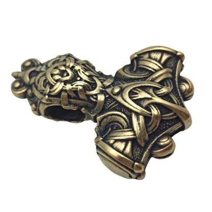 Mjolnir bronze pendant