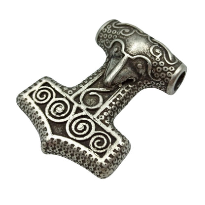 Mjolnir from Skane replica silver plated pendant