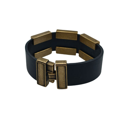 Viking Mjolnir bracelet leather wristband