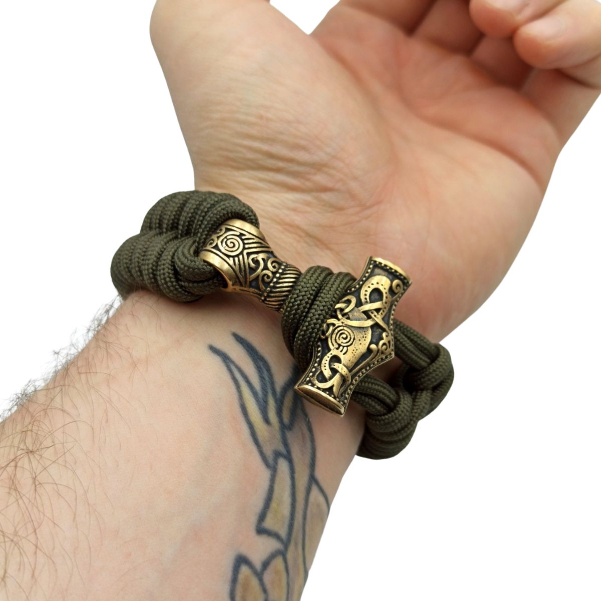 Mjolnir replica paracord bracelet