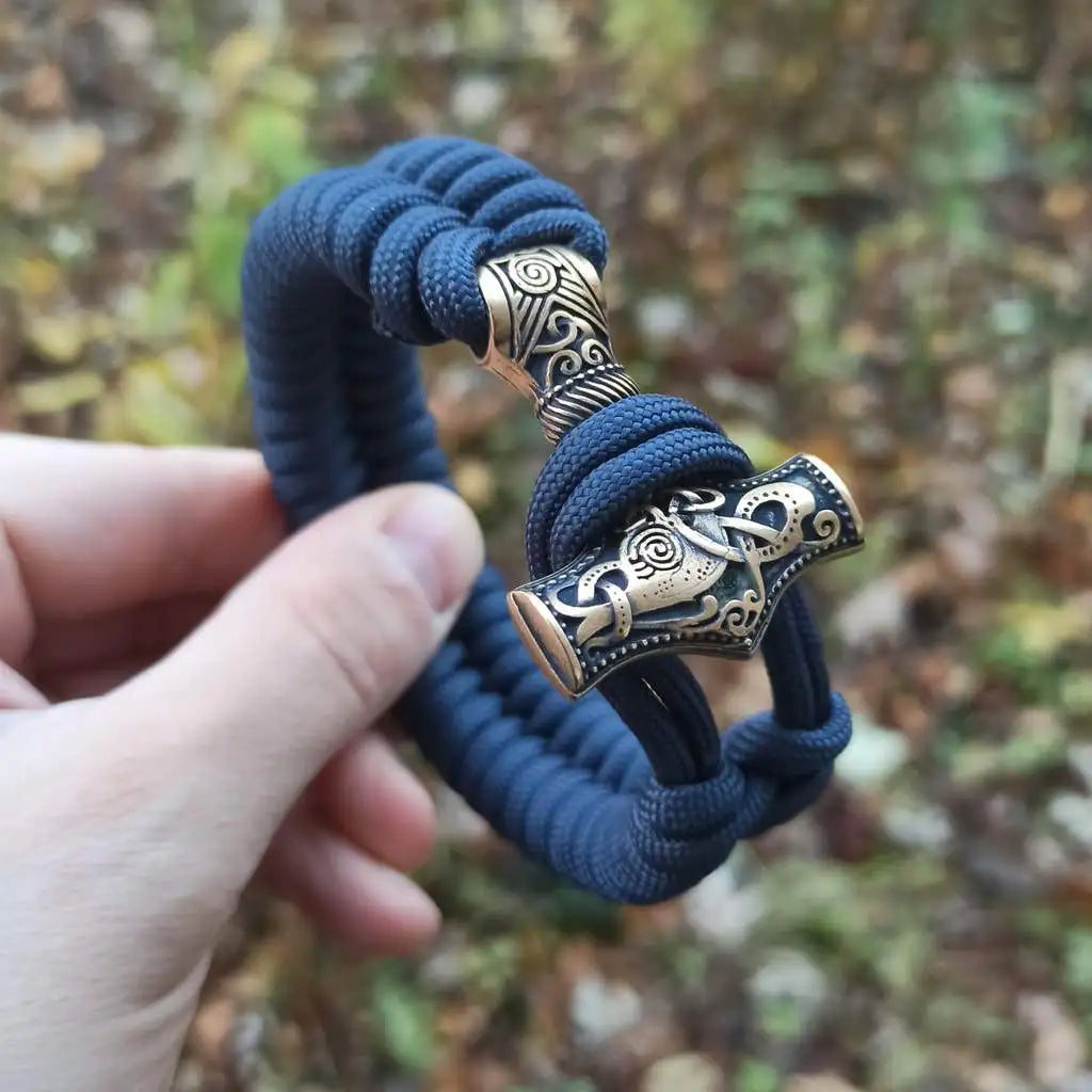 Mjolnir replica paracord bracelet