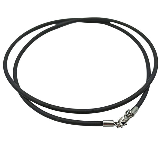 Rubber cord or caoutchouc necklace for pendant