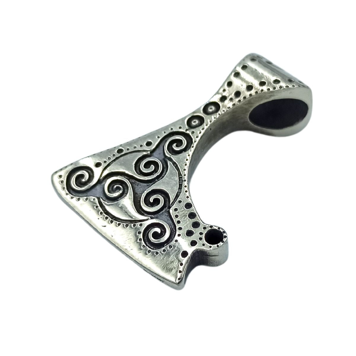 Celtic Axe silver pendant
