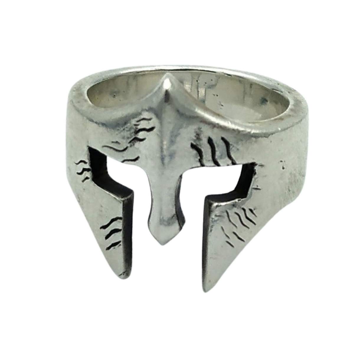 Spartan helmet silver ring 6 US/CA  